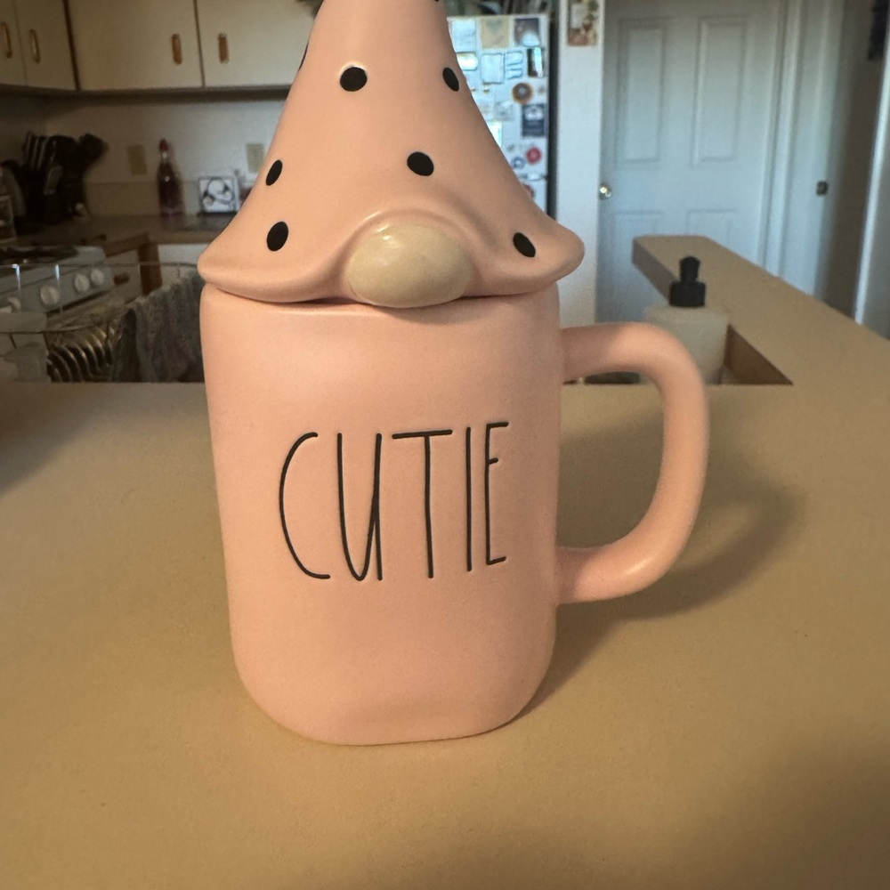 Rae Dunn Pink Gnome Mug